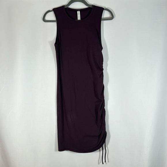 Lululemon Black Cherry Cinch It Dress - Picture 3 of 8